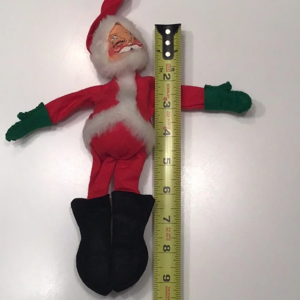 1963‎ Annalee Santa Mobilitee Vintage Decor Christmas Movable 1960s Doll